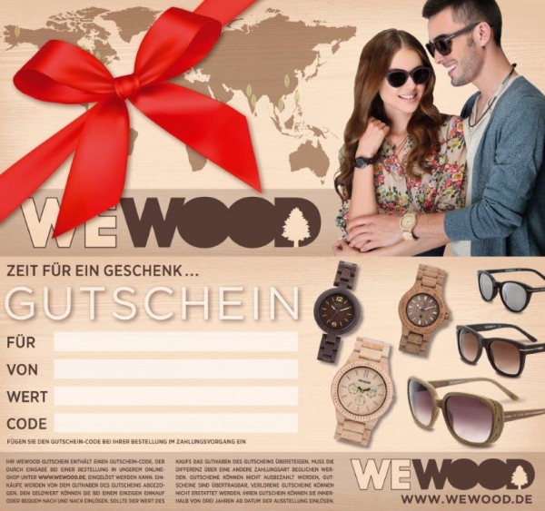 WEWOOD Geschenkgutschein per E-Mail