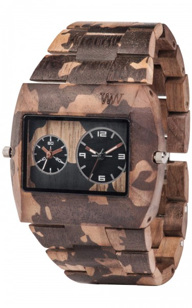 WEWOOD JUPITER NATURE CAMO NUT,Holzuhr,Armbanduhr,unisex,nut