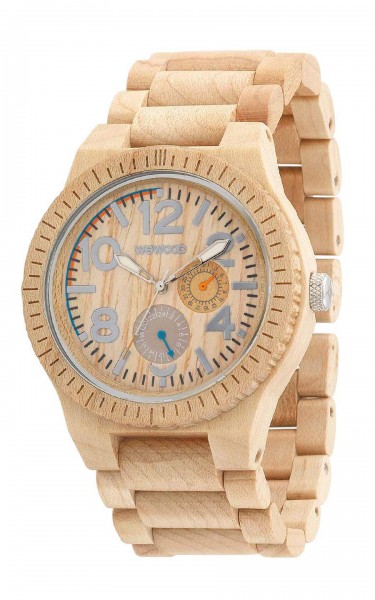 WEWOOD KARDO BEIGE,Holzuhr,Armbanduhr,Unikat,beige