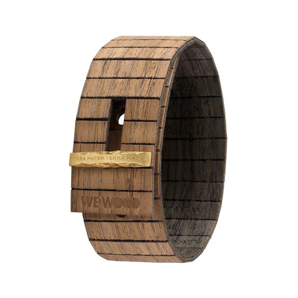 WEWOOD TERRA MATER Holz-Armband GEA NUT BLACK GOLD