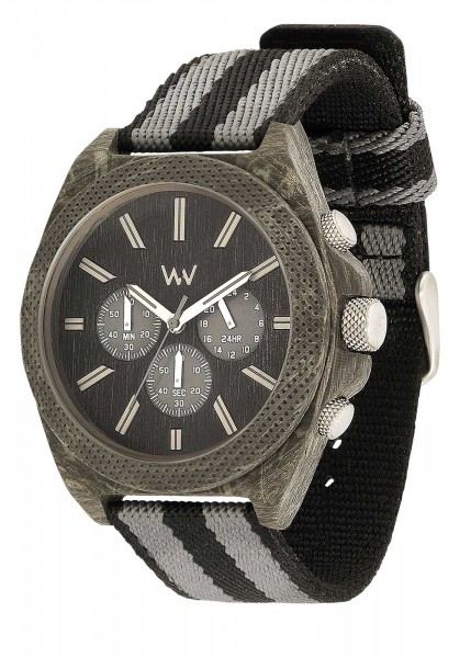 WEWOOD PHOENIX CHRONO TEAK BLACK_Holzuhr_Armbanduhr_wasserdicht_